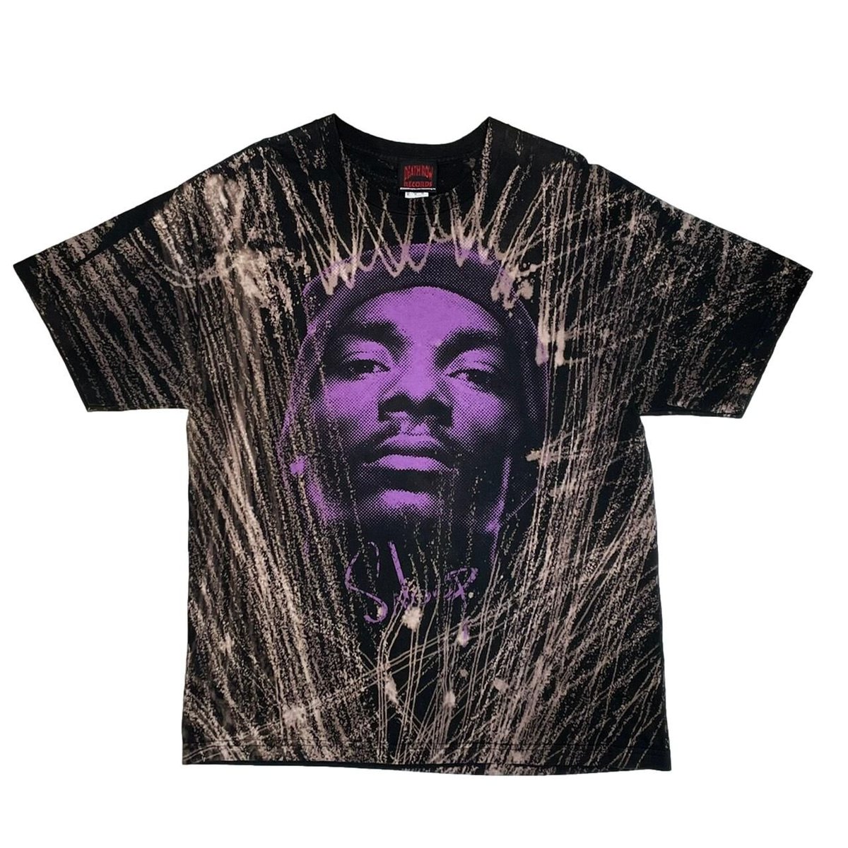 SNOOP DOGG 2005 DEATH ROW RECORDS TE BLACK PURPLE XL 4343