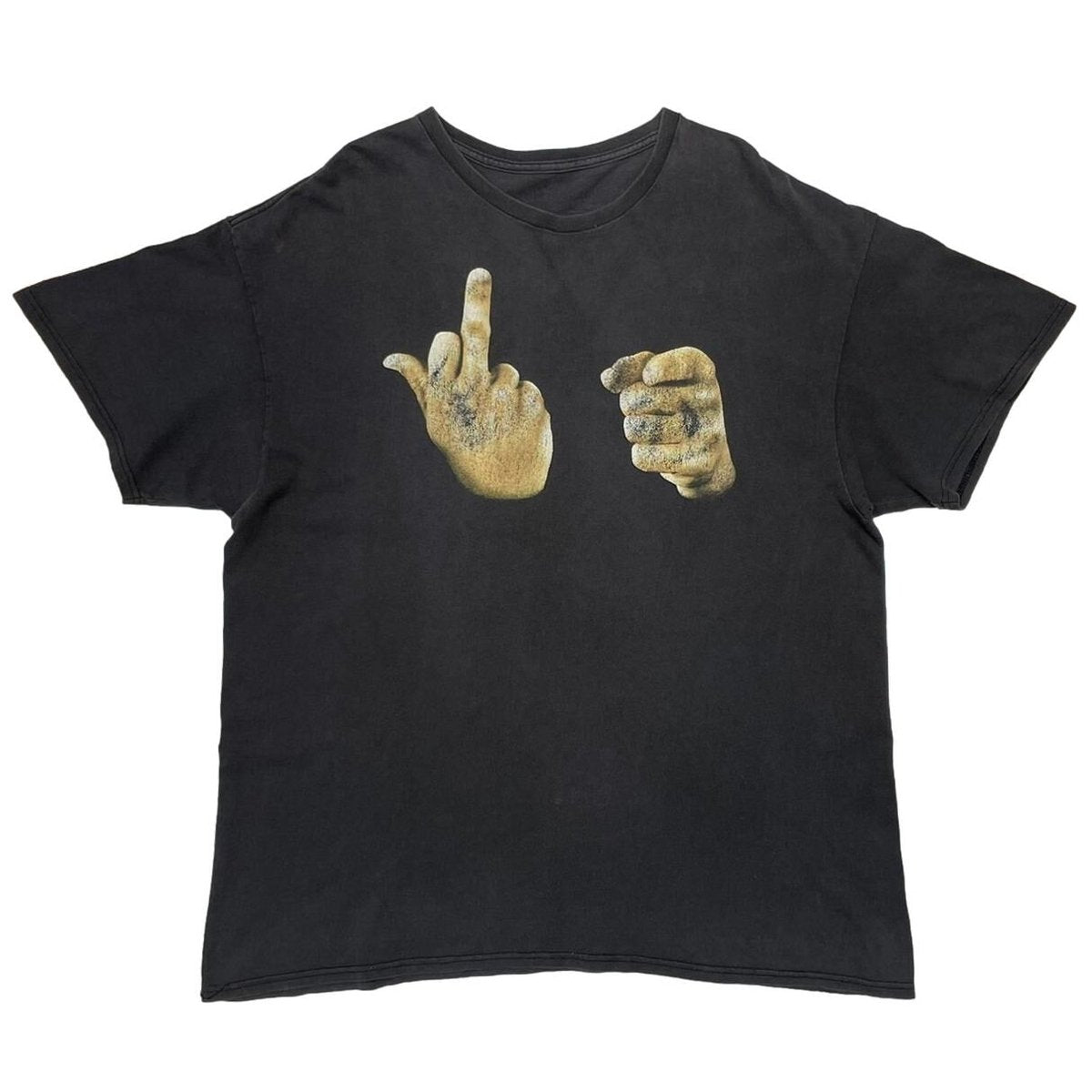 OLD & VINTAGE FUCK YOU HAND SIGN FITS XL 8534