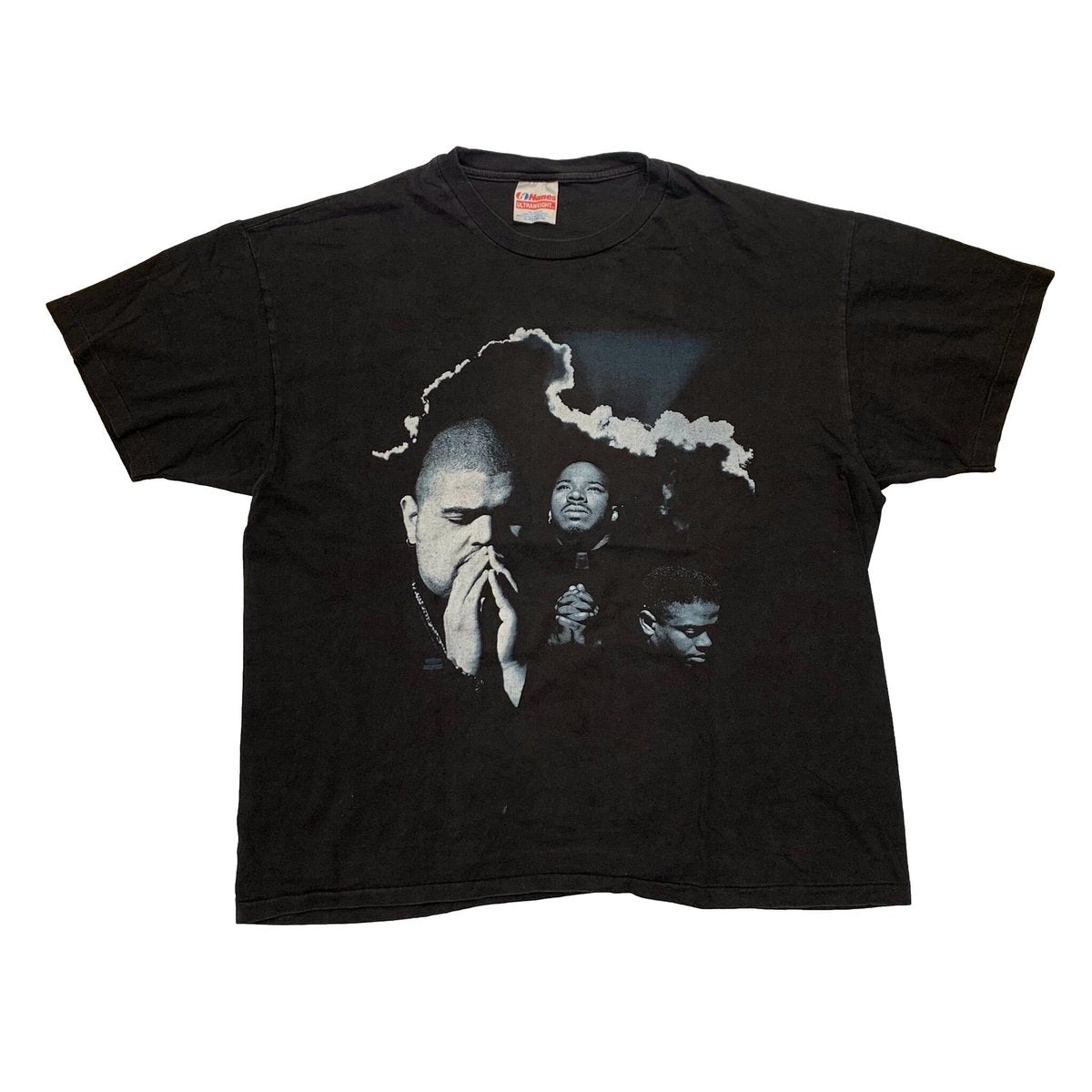 HEAVY D & THE BOYZ 1991 DOUBLE SIDE TEE HANES XL 4639