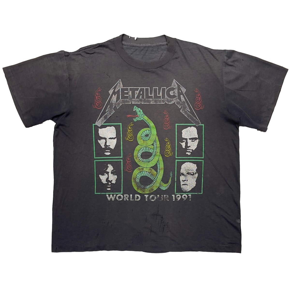 METALLICA RULES WORLD TOUR 1991-1992 FITS XL 6673