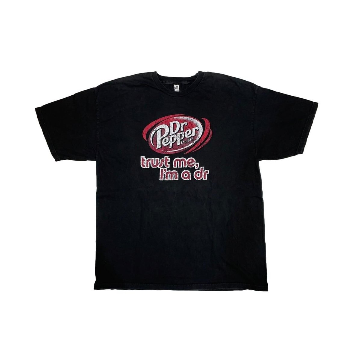 Dr. Pepper TRUST ME 1'M Dr TEE BLACK XL 1216