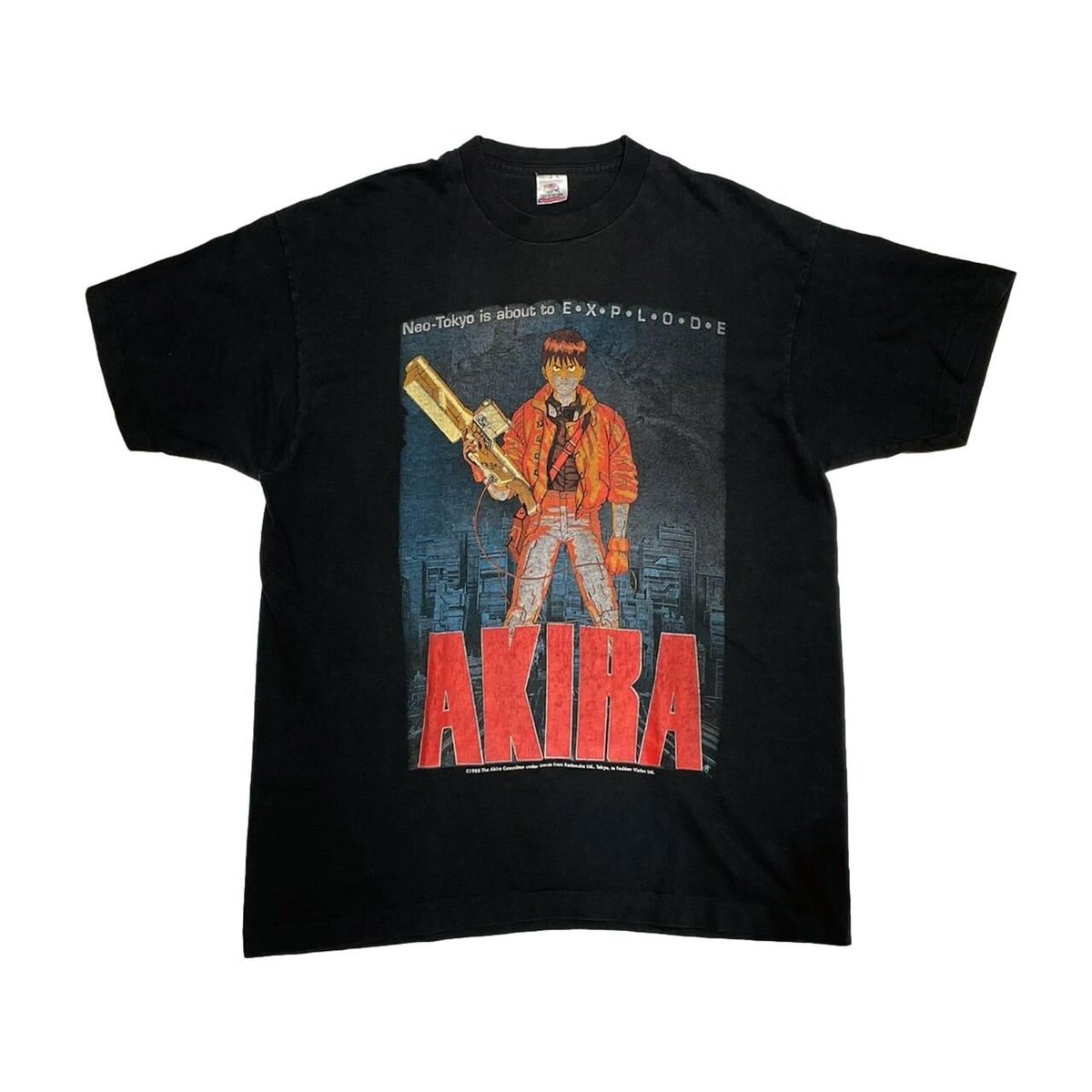 AKIRA 1988 THE AKIRA COMMITTEE FRUIT OF THE LOOM XL .0052