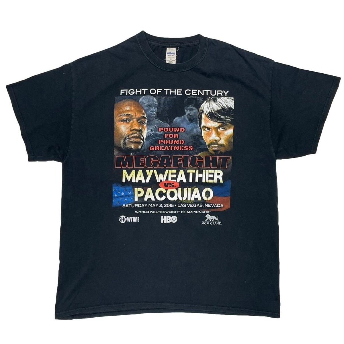 MAYWEATHER vs PACQUIAO 2015 MEGAFIGHT GILDAN XL 3974