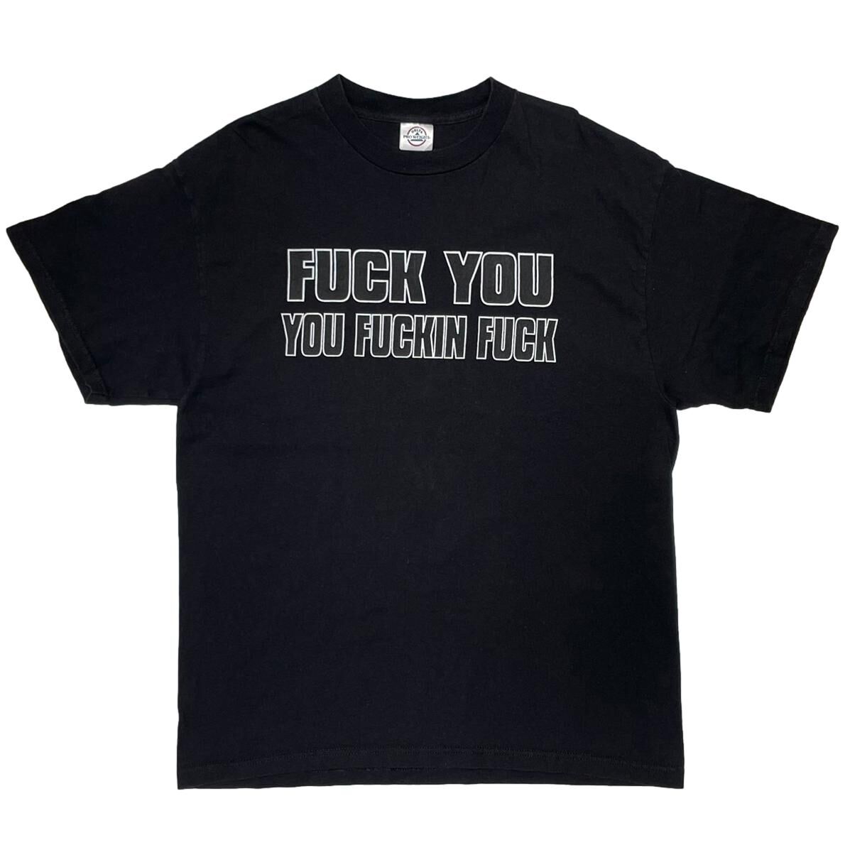 OLD&VINTAGE FUCK YOU FUCKING FUCK BLACK DELTA LARGE 0844