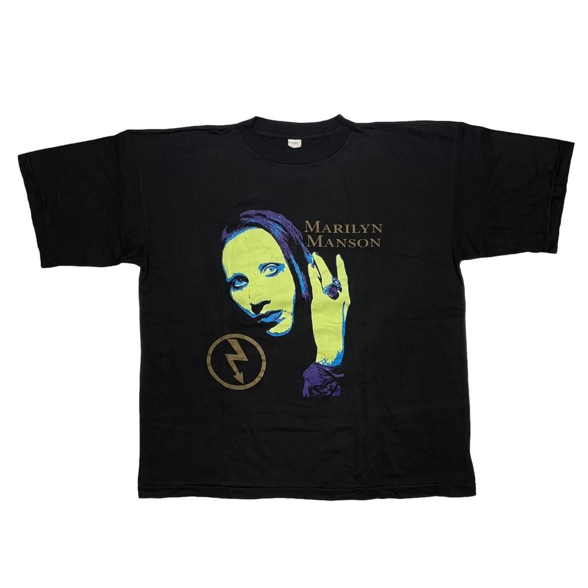 MARILYN MANSON FACE & LOGO BOOTLEG XL 2 7557