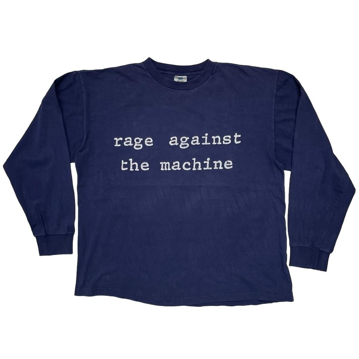 RAGE AGAINST THE MACHINE LOGO LS TEE NAVY XL 3472