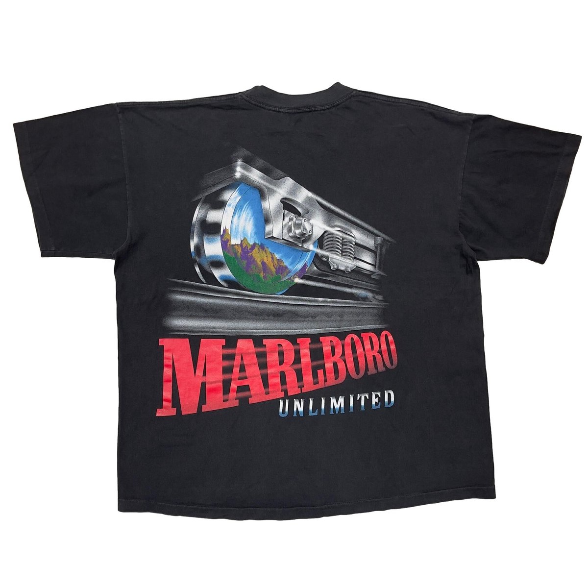 Marlboro UNLIMITED RAILROAD POCKET TEE XL 1146