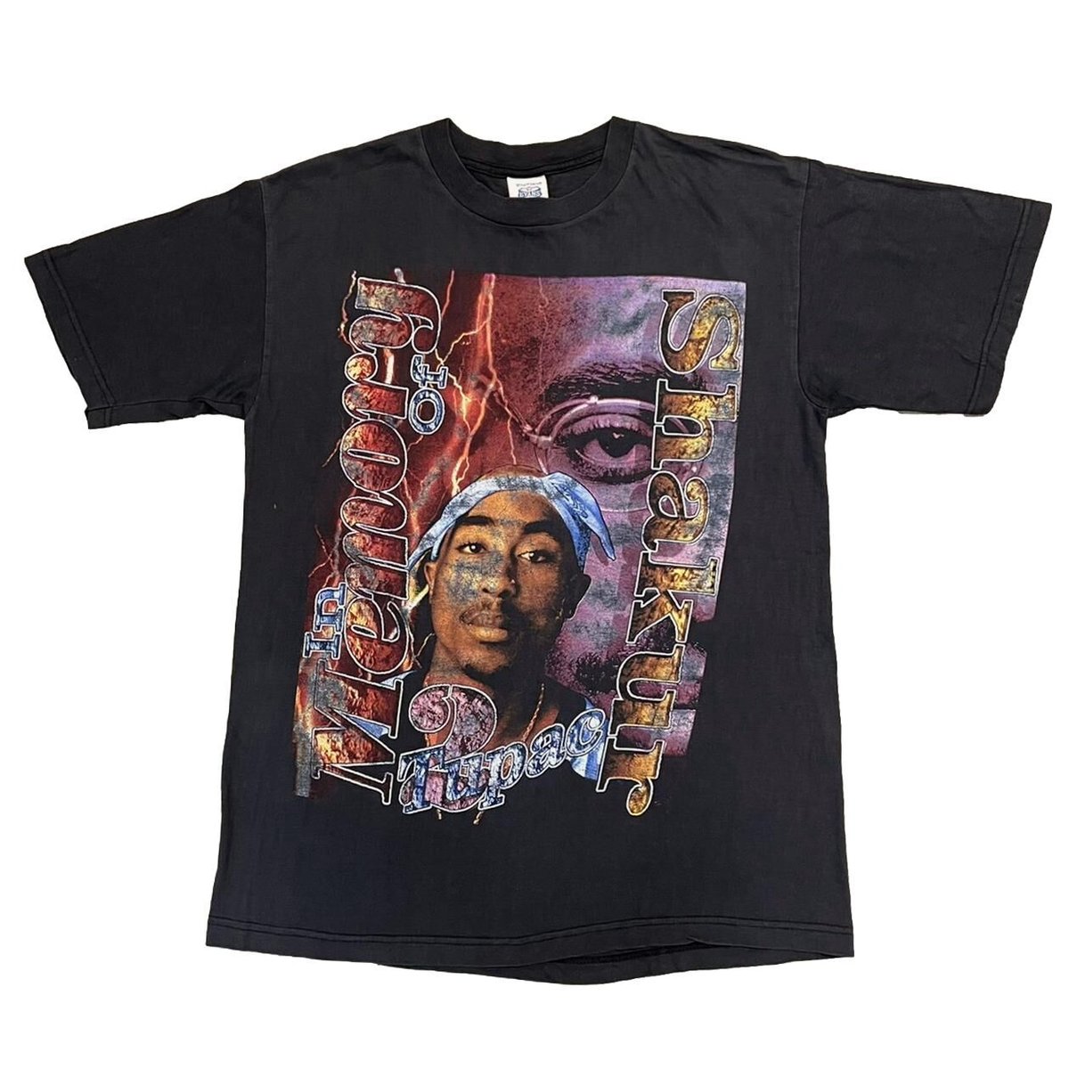 2PAC IN MEMORY OF TUPAC SHAKUR RAP DESIGN  EVANS LARGE 2138