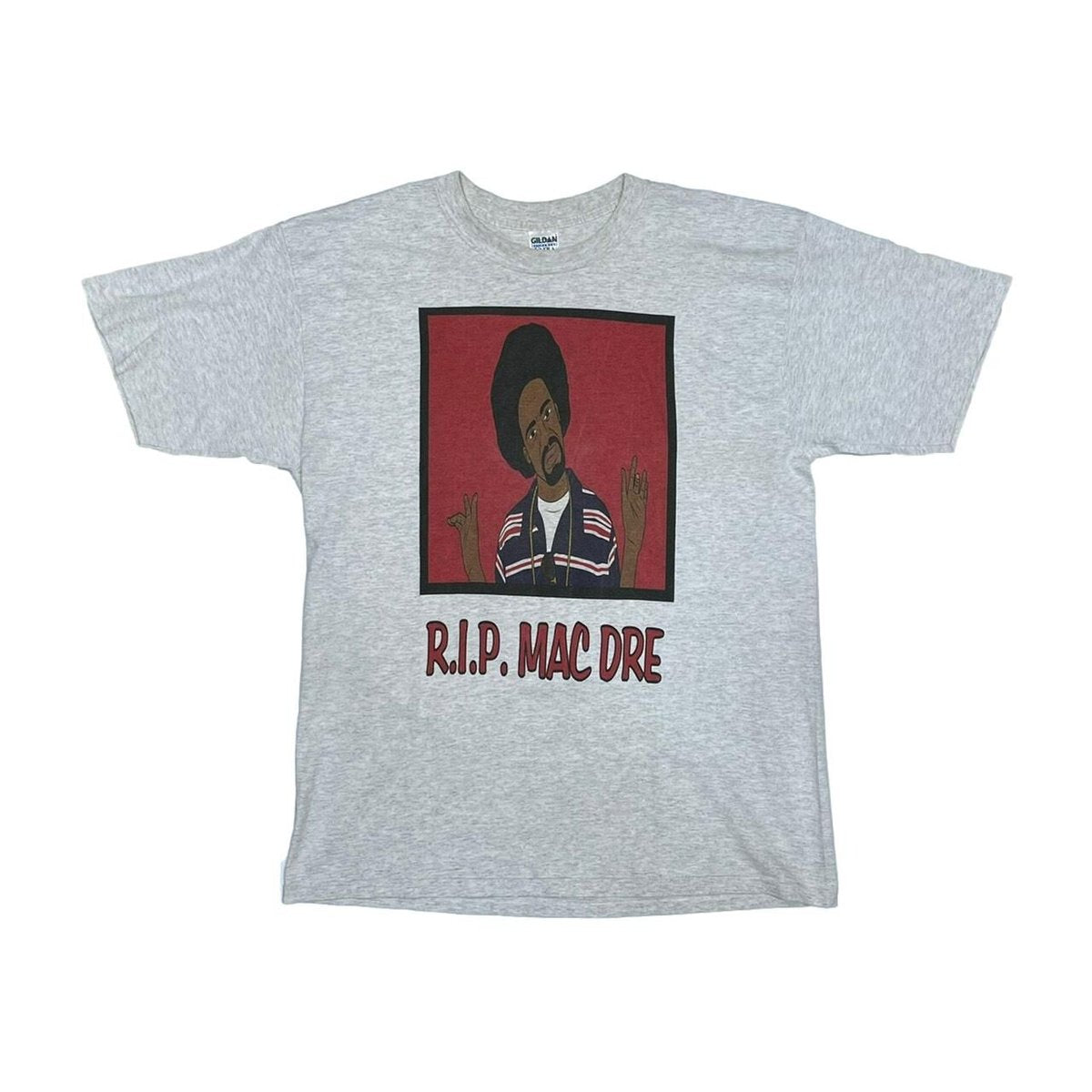 MAC DRE R.I.P TEE ASH GREY GILDAN XL 9335