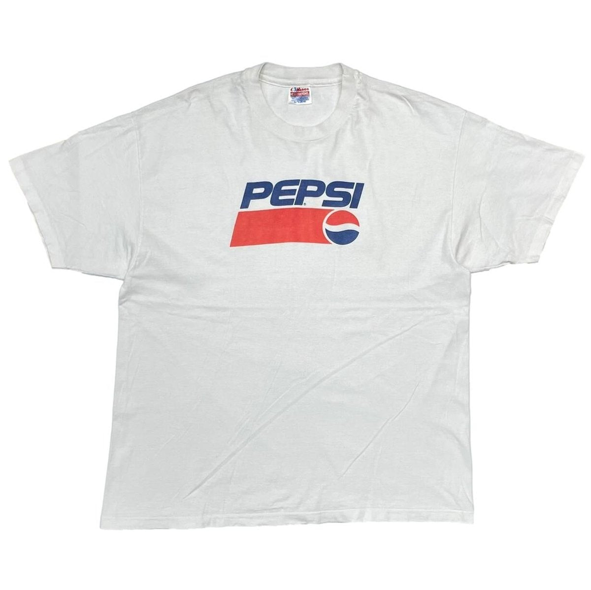 PEPSI 90's LOGO WHITE HANES XL 1882