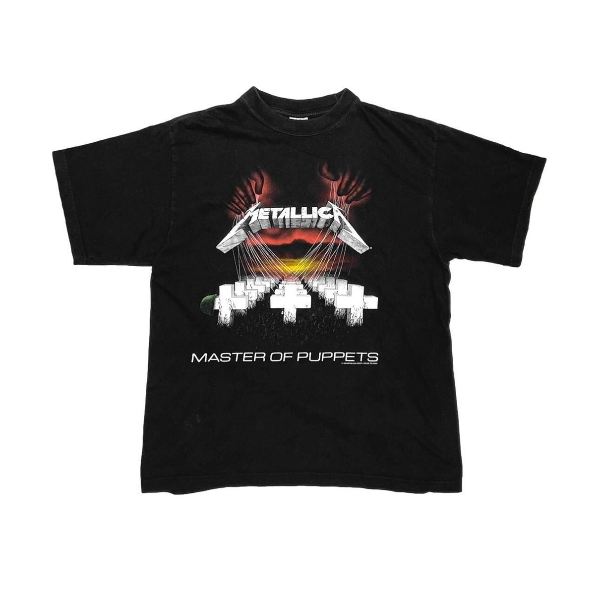 METALLICA 1994 MASTER OF PUPPETS TEE BG LARGE 8788