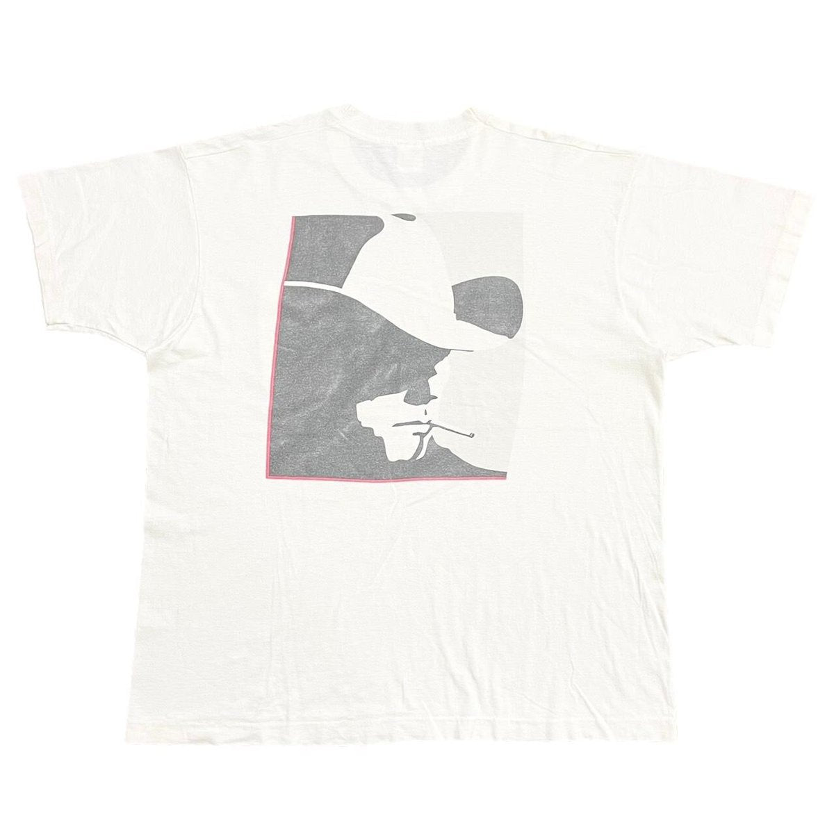 Marlboro man RED LINE SILHOUETTE RED LINE POCKET TEE WHITE 2