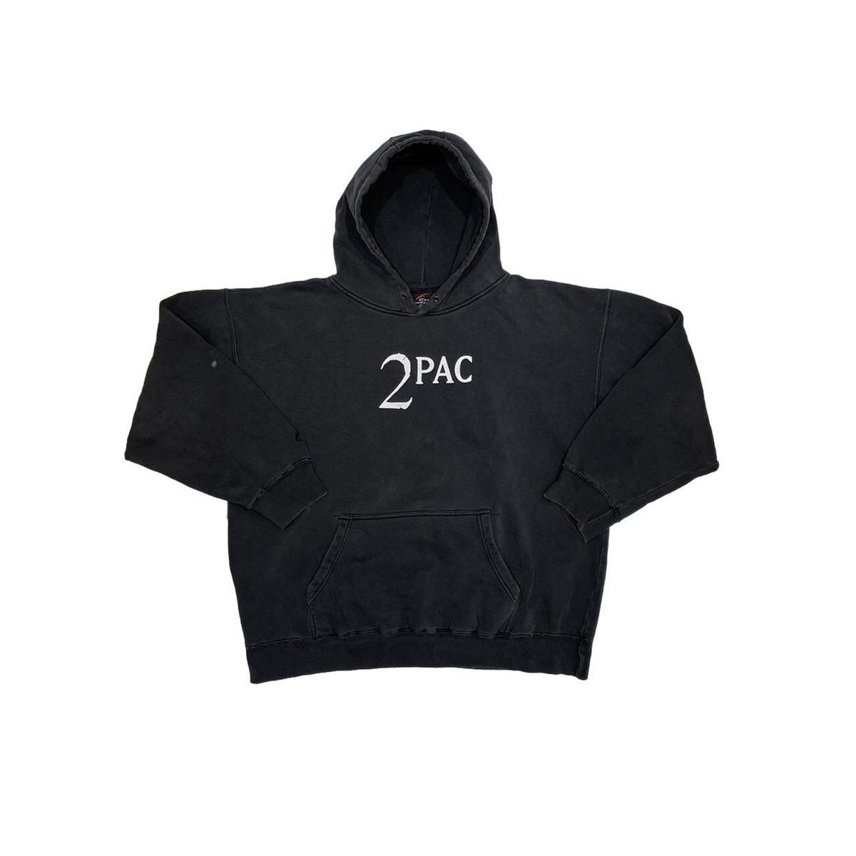 2PAC DOUBLESIDE BOOTLEG HOODED SWEATSHIRT BLACK FITS XL