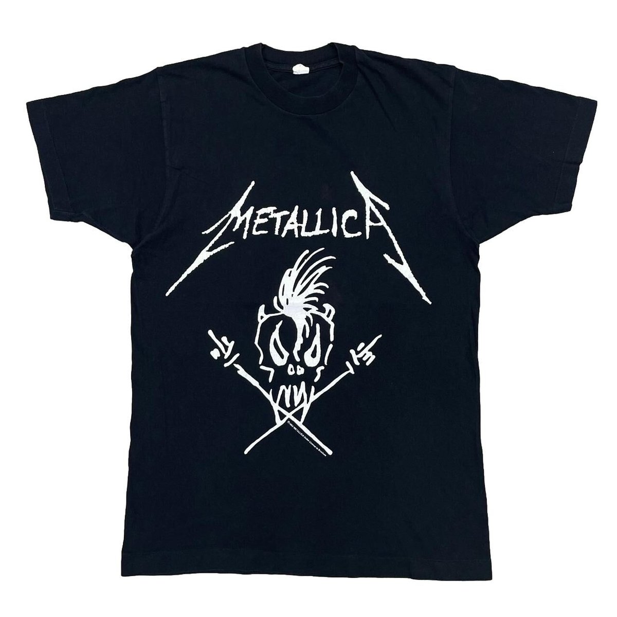 METALLICA TAGGING SKULL NOWHERE ELSE TO ROAM EUROPE '93 FITS M-L 9810