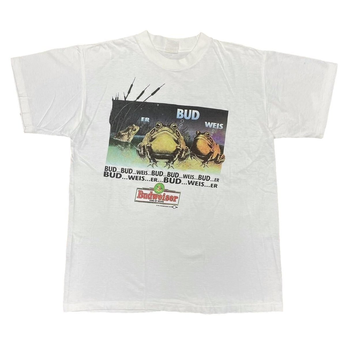 Budweiser 1995 3 FROGS BUD...BUD...WEIS WHITE XL 2700