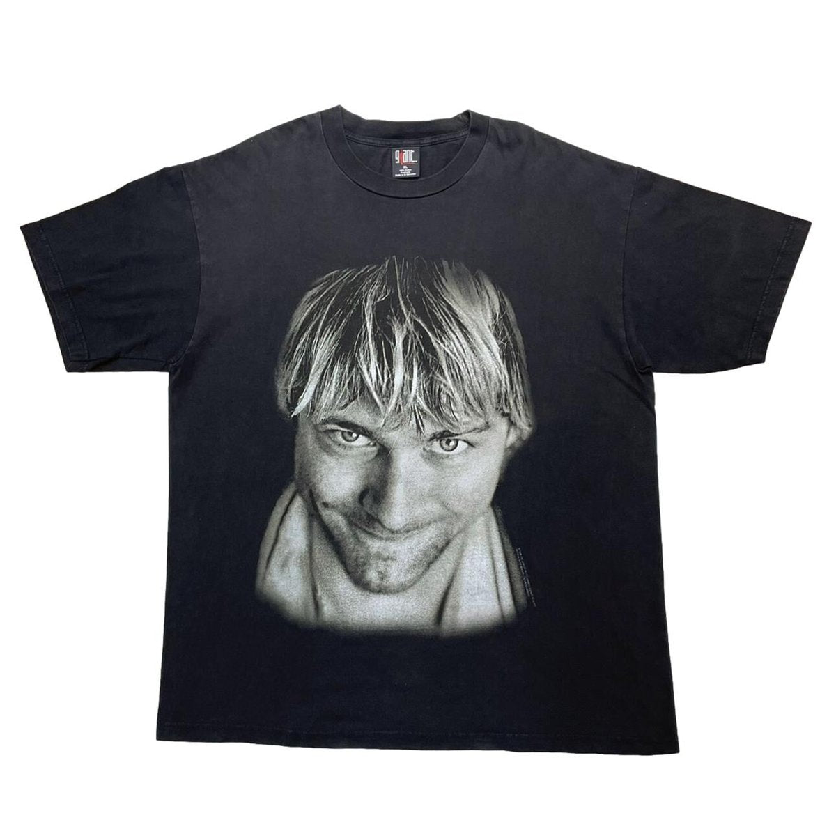 KURT COBAIN MEMORIAL TEE BLACK GIANT TAG XL 9610