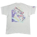 Marlboro INDIANAPOLIS 500 WORLD CHANPIONSHIP TEAM POCKET TEE WHITE FRUIT OF THE LOOM XL