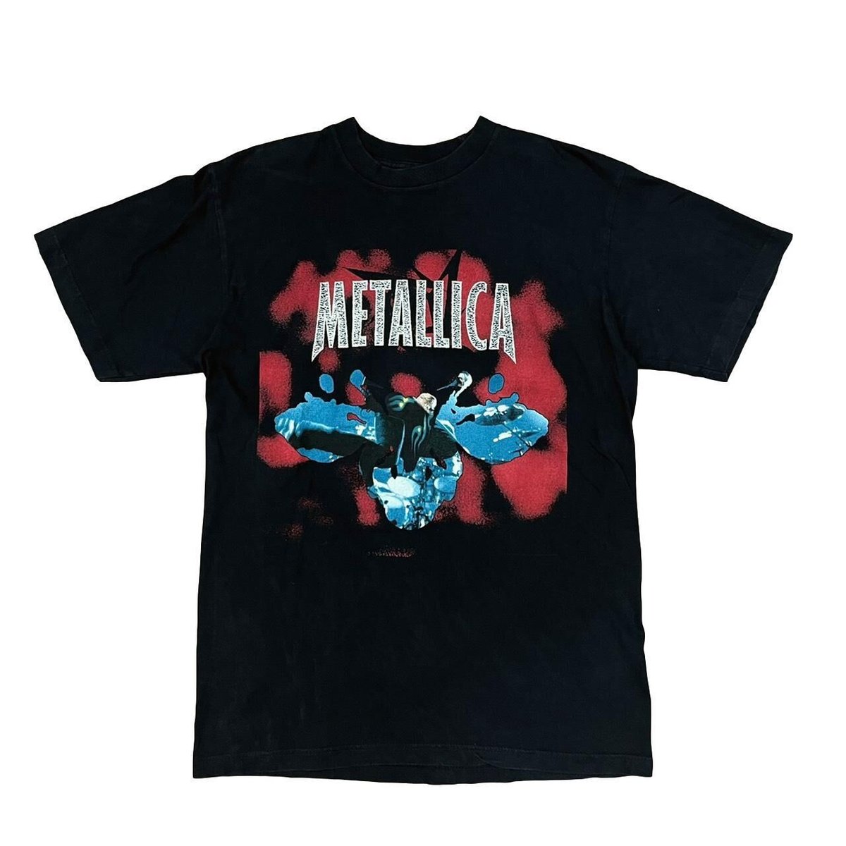 METALLICA RELOAD 1997 GIANT LARGE BLACK TEE 4369
