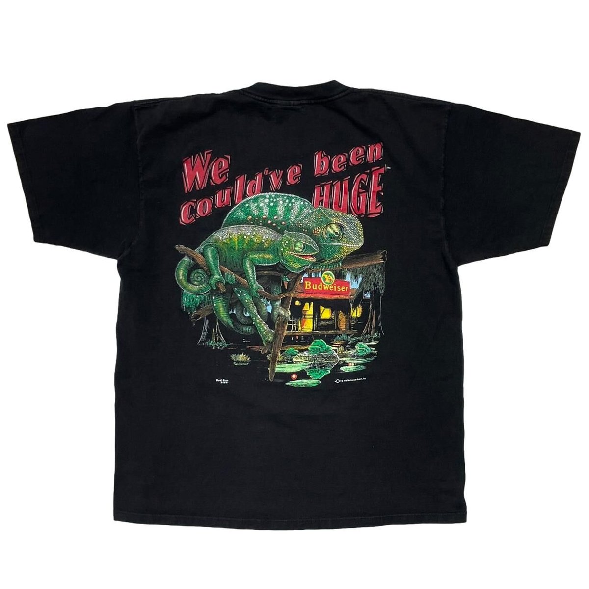 Budweiser CHAMELEON 1997 We could've been HUGE GILDAN XL 0363