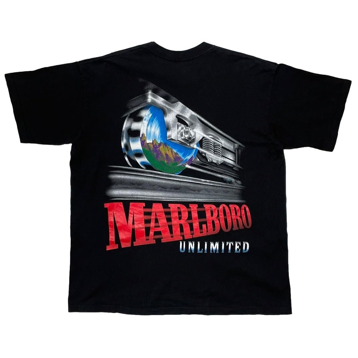 Marlboro UNLIMITED RAILROAD POCKET TEE FITS XL 8538
