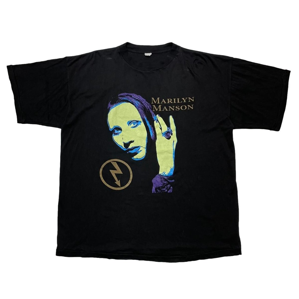 MARILYN MANSON FACE & LOGO BOOTLEG XL 1 7555