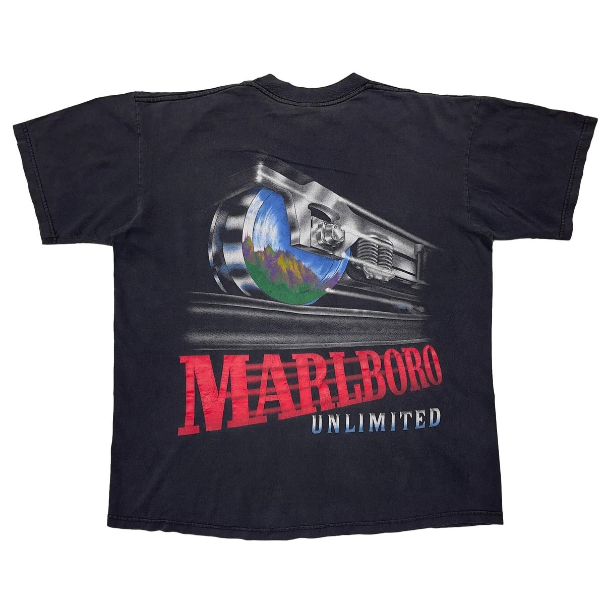 Marlboro UNLIMITED RAILROAD POCKET TEE FITS XL 1158