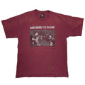 RAGE AGAINST THE MACHINE 1997 NORTH AMERICAN TOUR GIANT XL BURGUNDY 1872