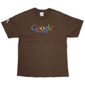 GOOGLE SITE SEARCH LOGO TEE BROWN LARGE 0001
