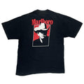 Marlboro COWBOY man RED SILHOUETTE TEE BLACK FITS MEDIUM 9983