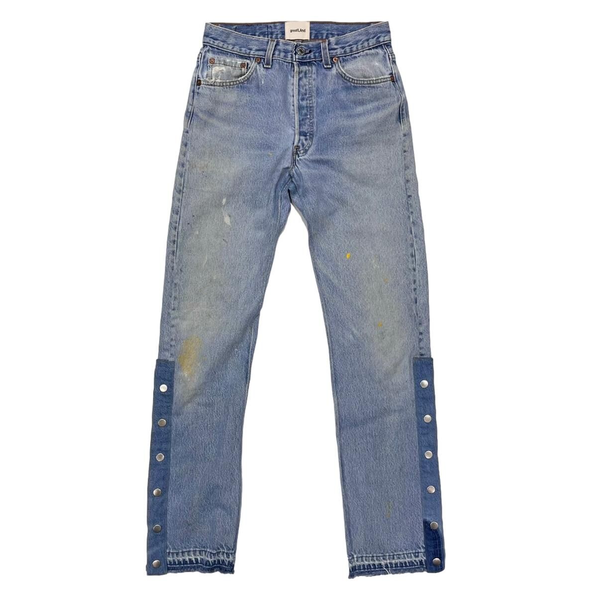 greatLAnd GRUNGEMAN DENIM REPRODUCT LEVI'S 501 W72 L81 6