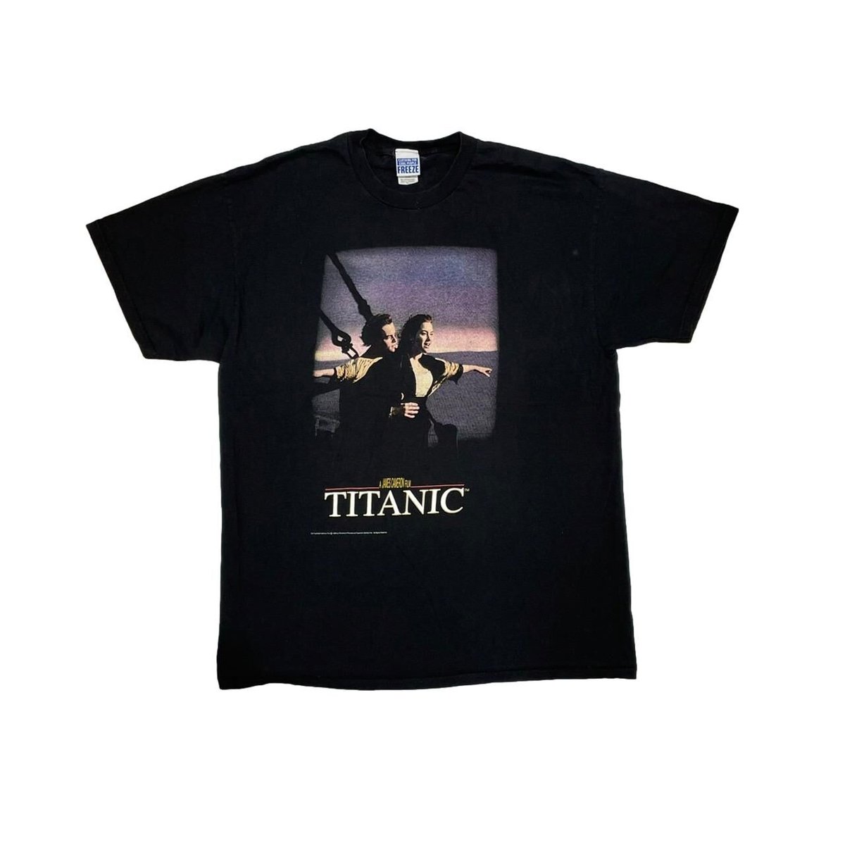 TITANIC 1998 MOVIE SCENE TEE BLACK XL 1222