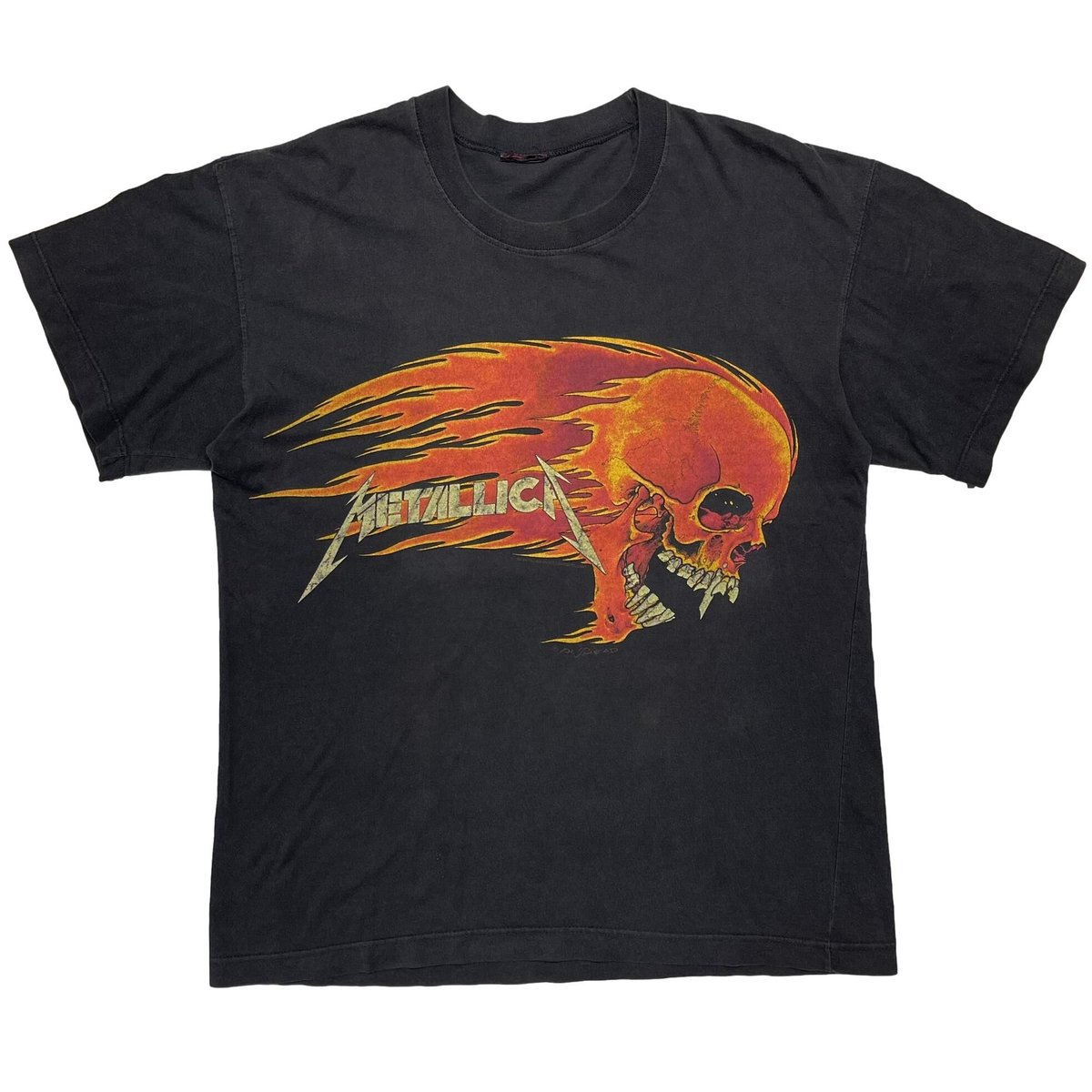 METALLICA PUSHEAD SIDE FLAME SKULL FITS LARGE 7943