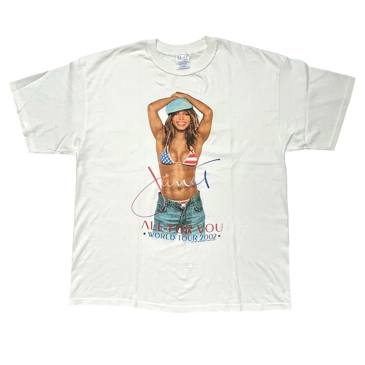 JANET JACKSON WORLD TOUR WHITE M&O XL 9711