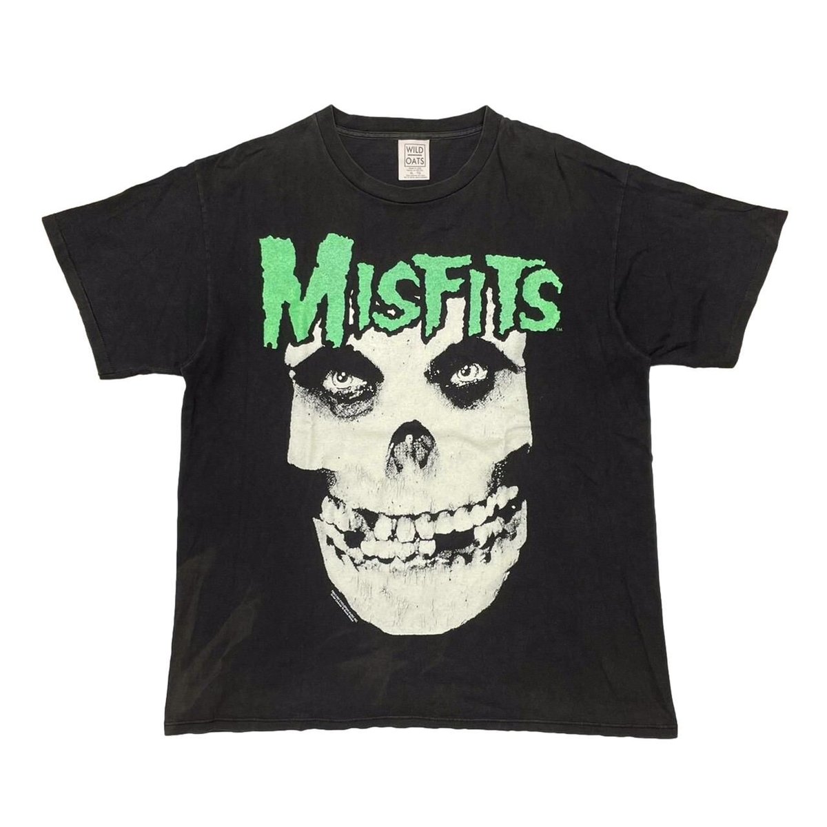 MISFITS 20 YEARS OF TERROR 1977-1997 AMERICAN PSYCHO U.S. TOUR WILD OATS XL BLACK/GREEN  7831