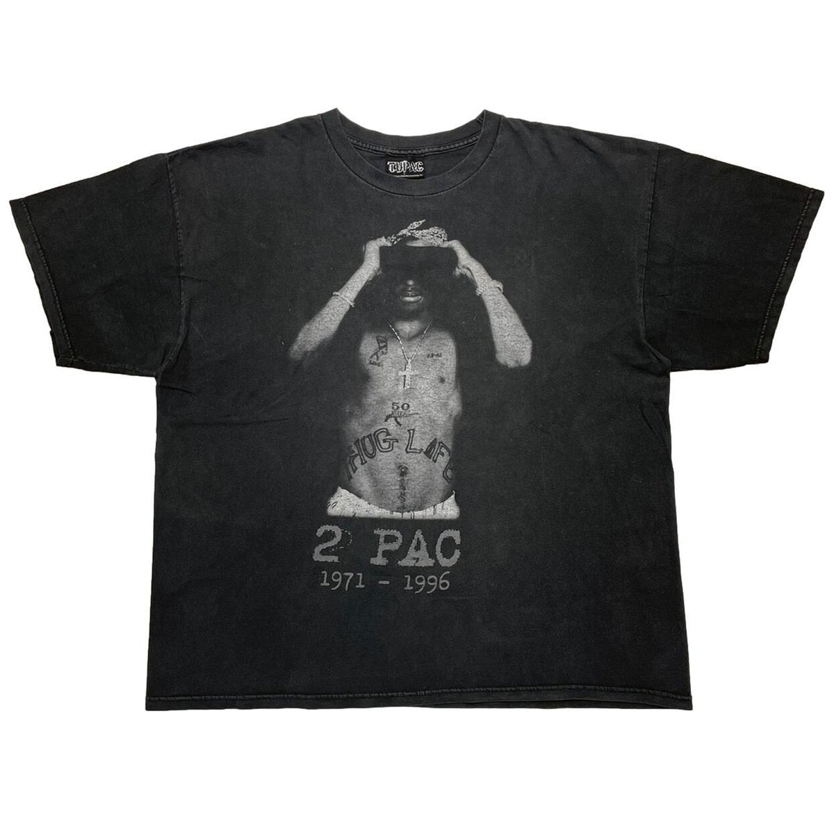 2PAC ALL EYES ON ME MONOCROME FITS XL 8207