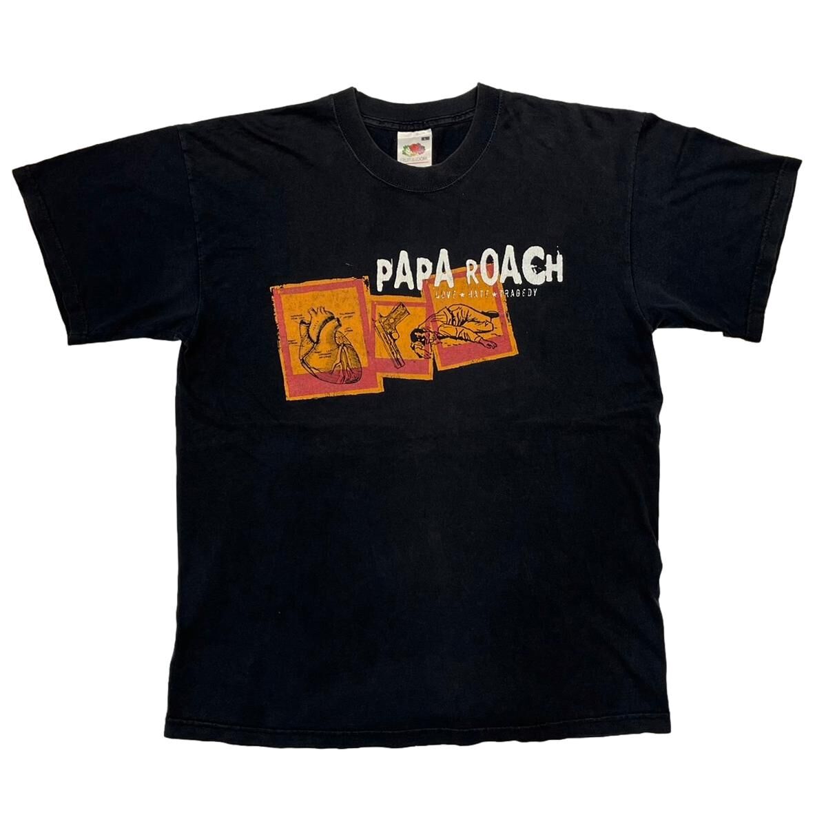 PAPA ROACH LOVE HATE TRAGEDY 2002 FRUIT OF THE LOOM LARGE 9822
