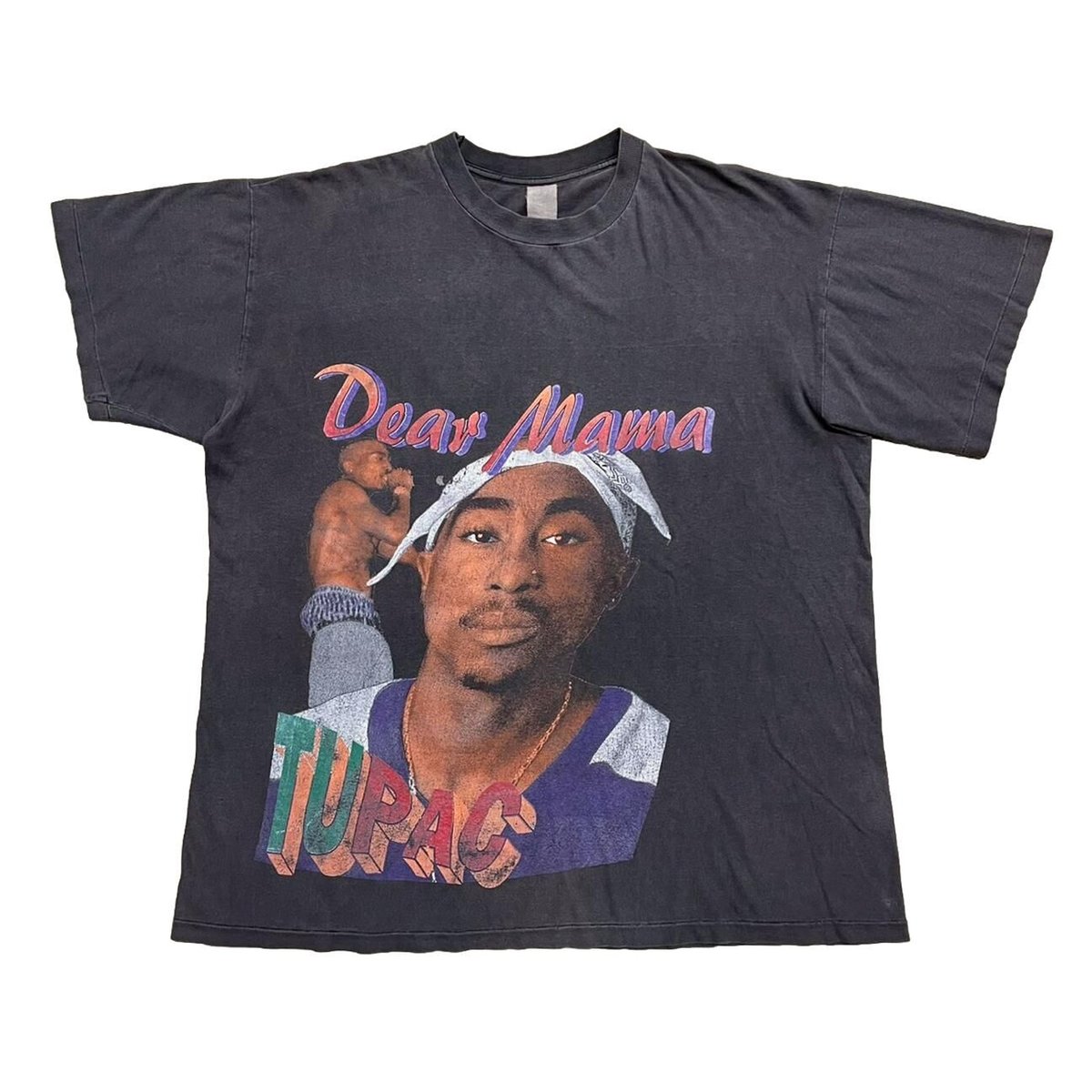 2PAC DEAR MAMA RAP TEE FITS XL 9600