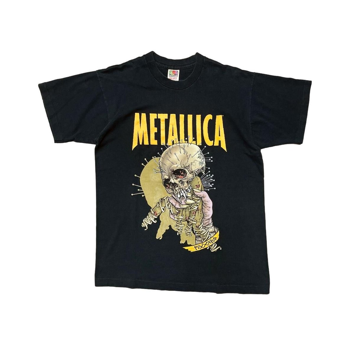 METALLICA 90s PUSHEAD FIXXXER TEEFRUIT OF THE LOOM LARGE 5679