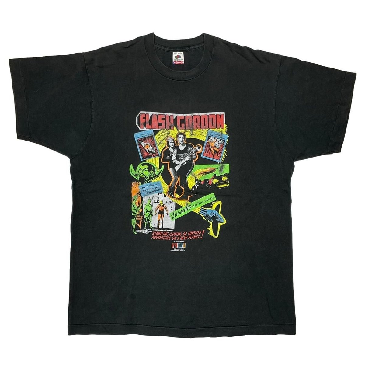 FLASH GORDON MOVIE PROMO TEE FRUIT OF THE LOOM XL 2365