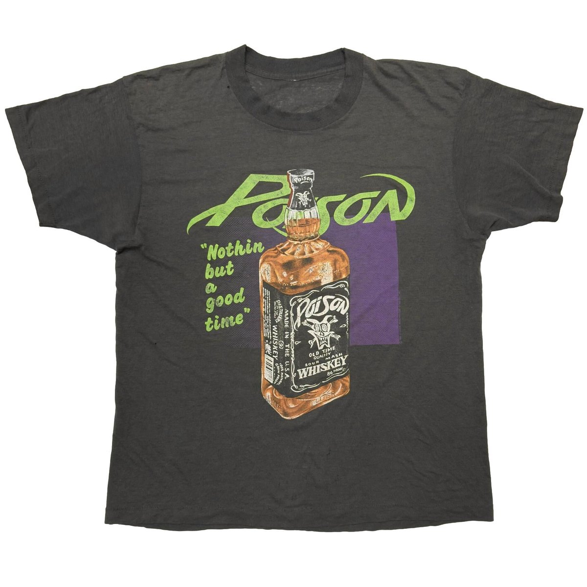 POISON 1988 NOTHIN BUT A GOOD TIME FITS LARGE