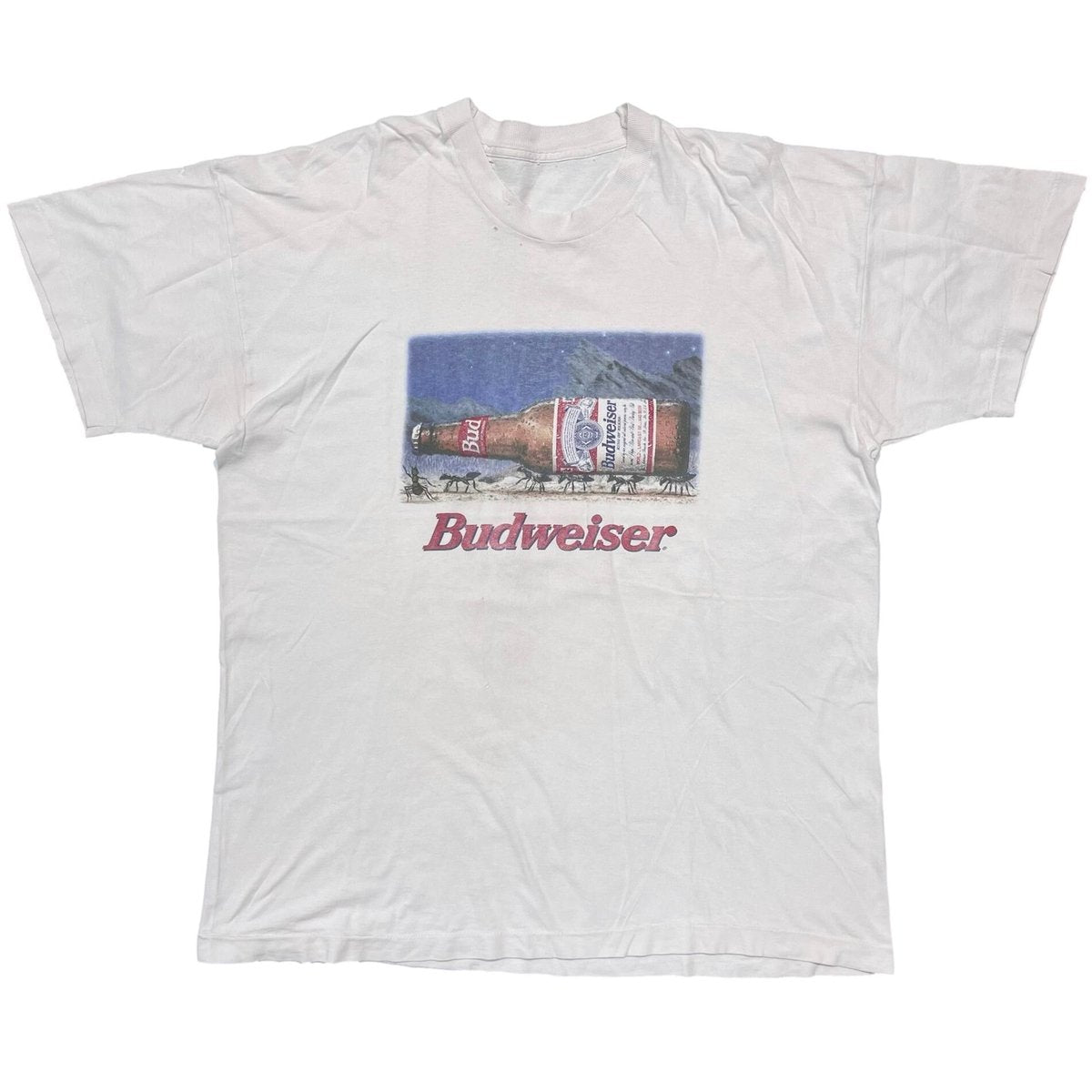 Budweiser ANTS CARRYING WHITE FITS XL 0533