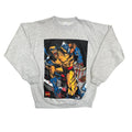 X-MEN WOLVERINE BOOTLEG CREWNECK SWEAT DOUBLESIDE BAYCLUB XL 0844