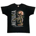 METALLICA PUSHEAD 2000 TOUR TEE BLACK FRUIT OF THE LOOM XL 9631