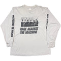 RAGE AGAINST THE MACHINE NUNS & GUNS LS WHITE LARGE 0972