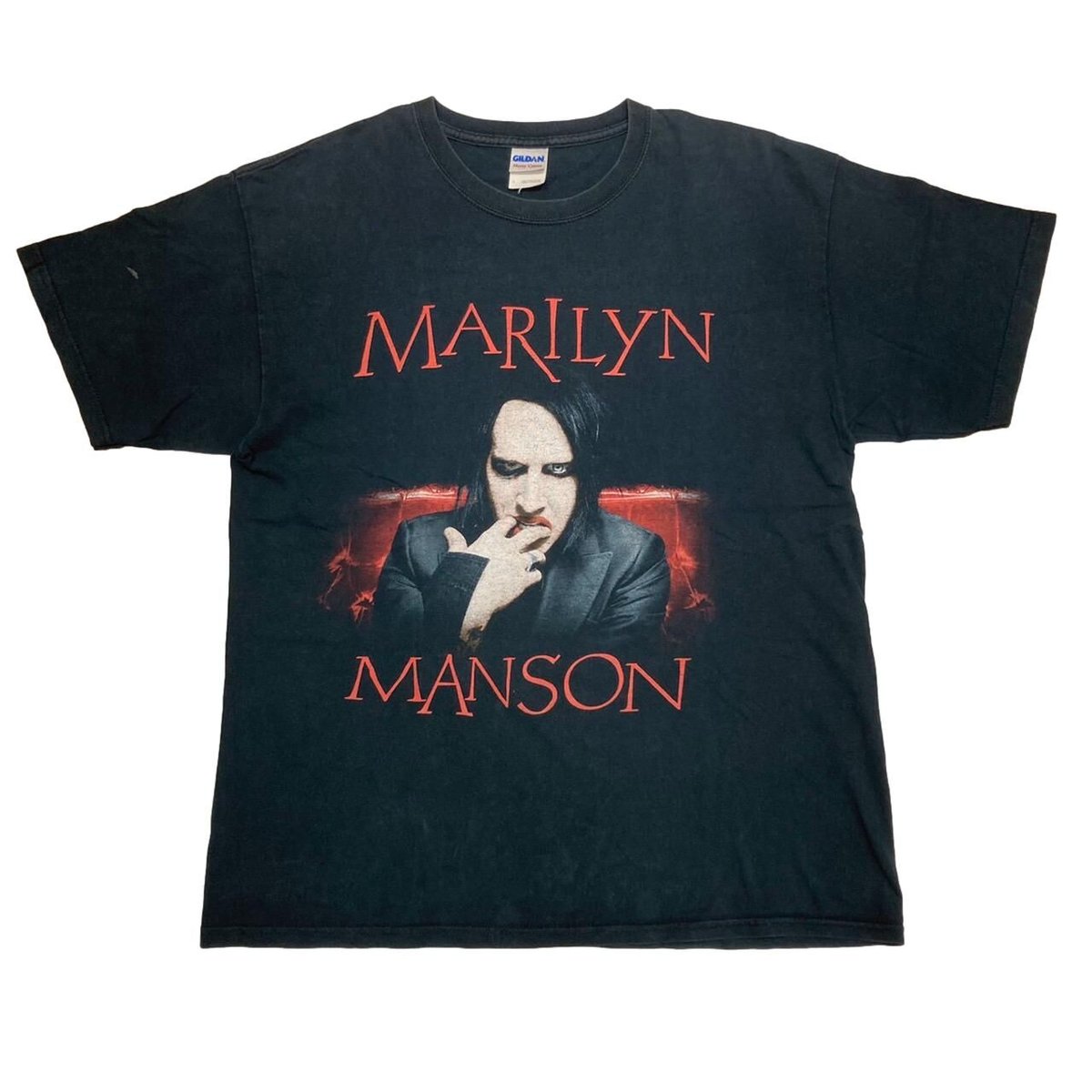 MARILYN MANSON JERRY LORENZO WEARING SHIRT GILDAN LARGE 1660