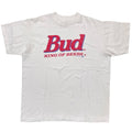 Budweiser 1993 Bud KING OF BEERS WHITE SHORT HILLS TEE XL 0534