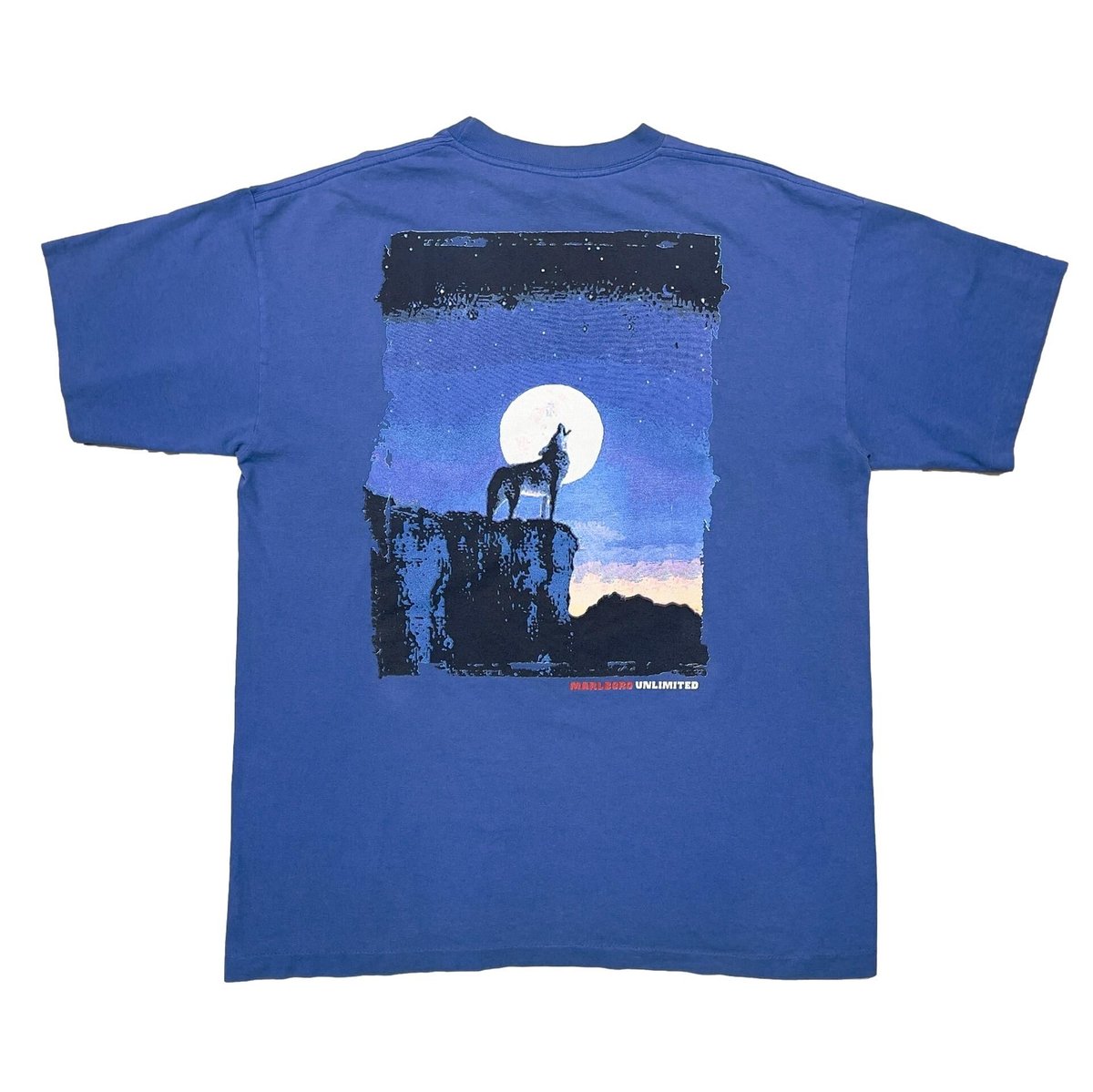 Marlboro UNLIMITED COYOTE POCKET TEE BLUE FITS XL 1167