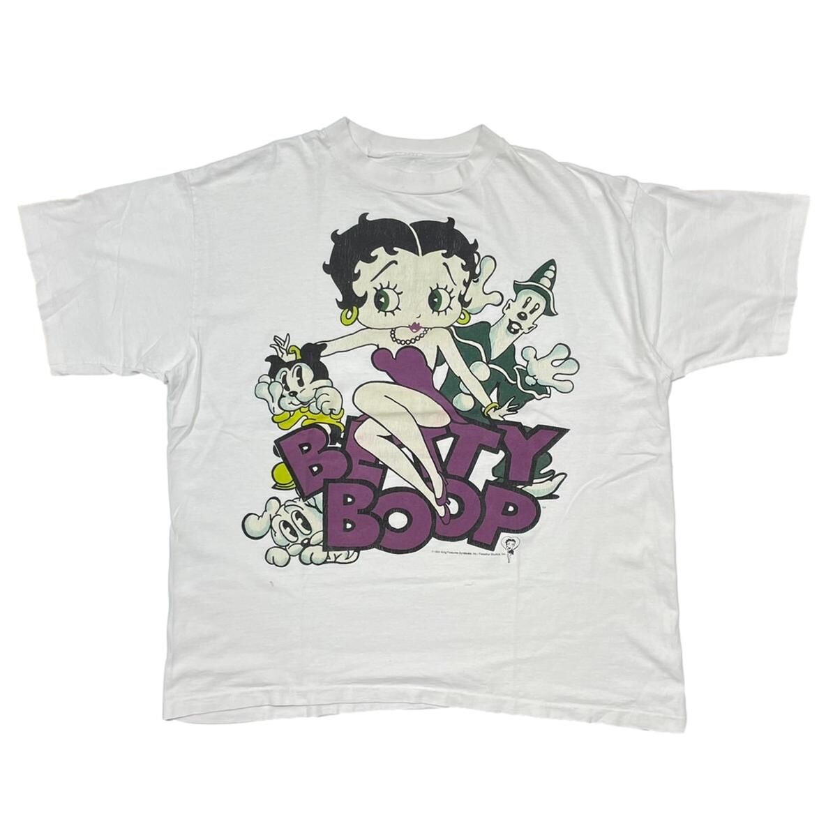 BETTY BOOP & FRIENDS 1993 WHITE FITS XL 9456