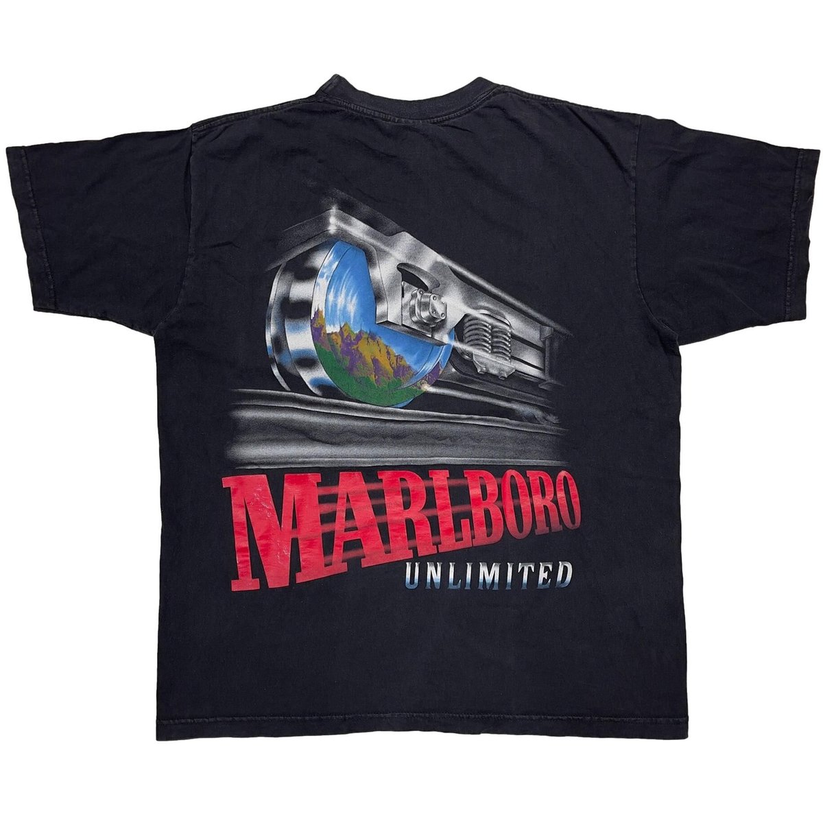 Marlboro UNLIMITED RAILROAD POCKET TEE XL 0885