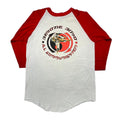 BEASTIE BOYS ILL COMUNICATION KARATE RAGLAN WHITE RED LARGE 5955